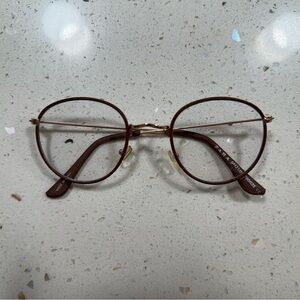 Zara Brown Faux Leather Rimmed Readers/Sunglasses